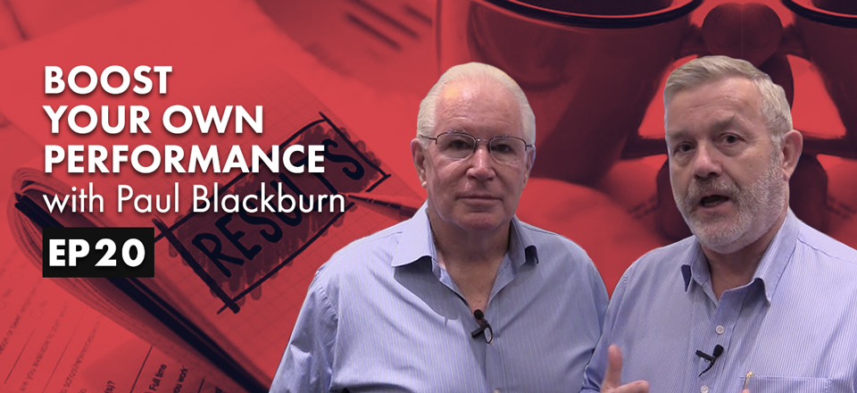 Boost Your Own Performance with Paul Blackburn